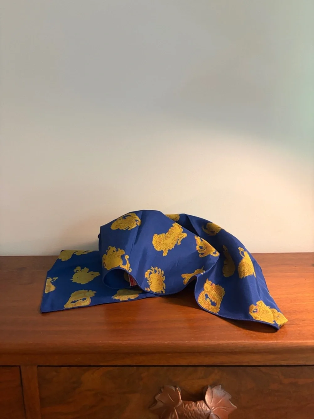 Vintage mid Century Ray Strauss Zodiac Astrological Silk Scarf